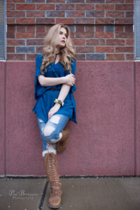 Breanna, jeans, boots, urban