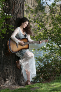 musician, guitar, tree